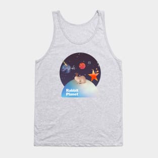 Rabbit planet Tank Top